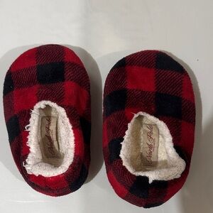Buffalo Plaid Kids Slippers